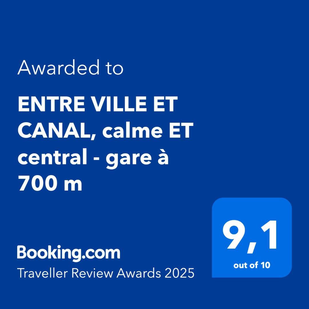 Entre Ville Et Canal, Calme Et Central !Gare A 700 M Narbona Exterior foto